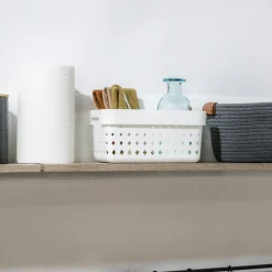 Pudełka I Pojemniki Do Przechowywania| Koszyk biały SEOUL S