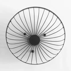 Miski, Patery I Półmiski|inny Koszyk na owoce, czarny, 25,5 cm