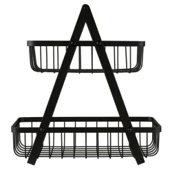 Miski, Patery I Półmiski| Koszyk na owoce 2-poziomy 27x17x28,8 cm