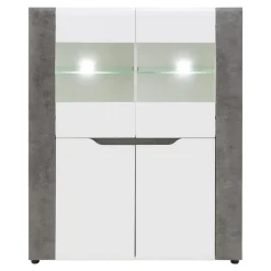 Furni Home Kredens BRANDO 4D B4 z oświetleniem