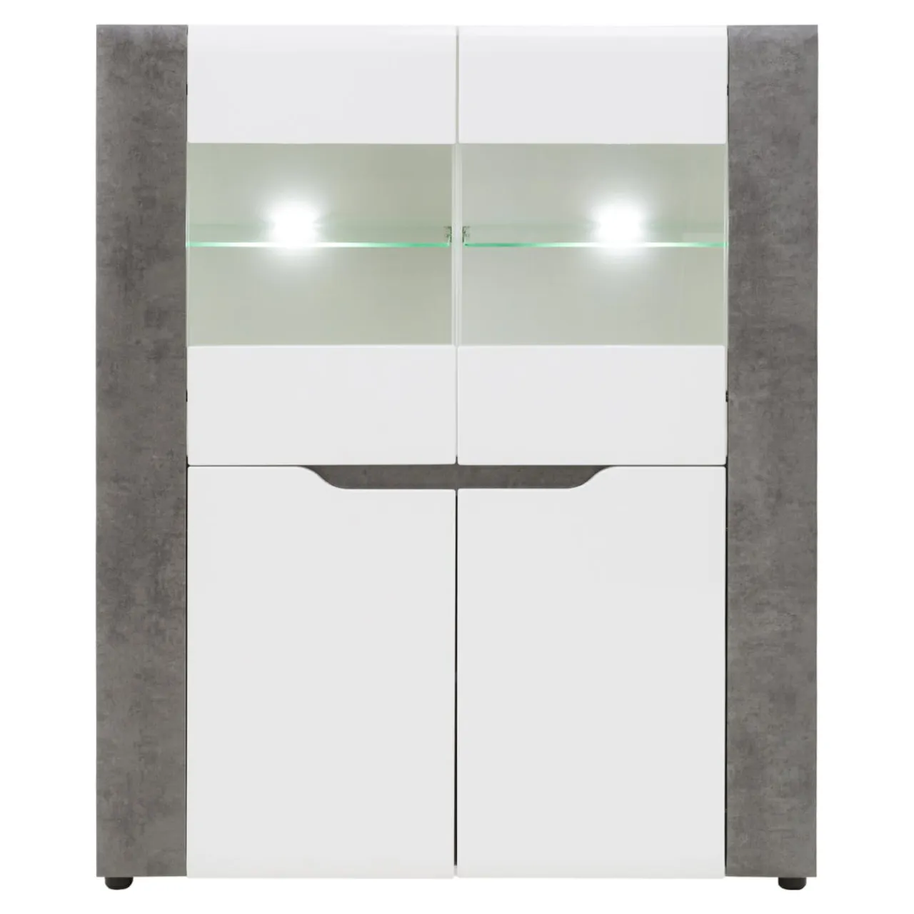 Furni Home Kredens BRANDO 4D B4 z oświetleniem