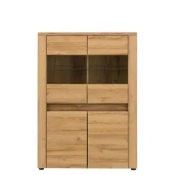 Witryny|Furni Home Kredens SANDY 4D z oświetleniem