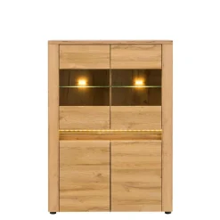 Witryny|Furni Home Kredens SANDY 4D z oświetleniem