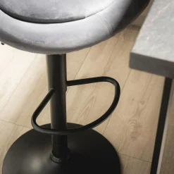 Krzesło barowe szare GOSSI