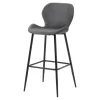 Hokery| Krzesło barowe szare LAIKA