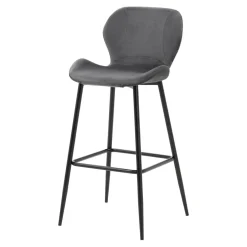 Hokery| Krzesło barowe szare LAIKA