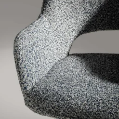 Hokery|inny Krzesło barowe tapicerowane szare FILIE