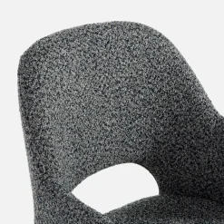 Hokery|inny Krzesło barowe tapicerowane szare FILIE