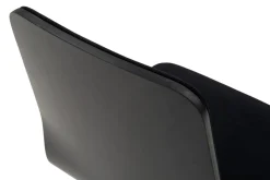 Krzesła|Fameg Krzesło czarne na złotych nogach VINGE