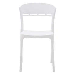 Krzesło do jadalni białe KNITT