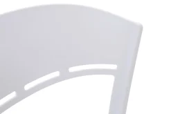 Krzesło do jadalni białe KNITT
