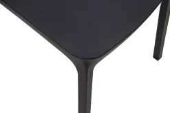 Krzesło do jadalni czarne KNITT