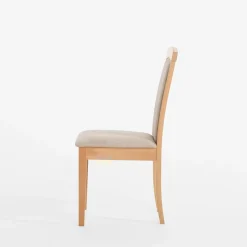 inny Krzesło drewniane beżowe TALLI