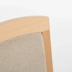 inny Krzesło drewniane beżowe TALLI