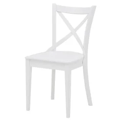Krzesła|Fameg Krzesło drewniane białe FRESCO