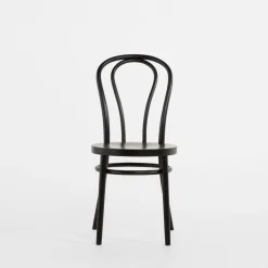 Krzesła|Fameg Krzesło drewniane czarne CARLO