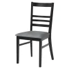 Krzesła|Fameg Krzesło drewniane czarne FIDUS