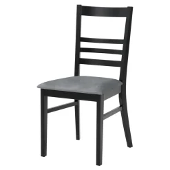 Krzesła|Fameg Krzesło drewniane czarne FIDUS