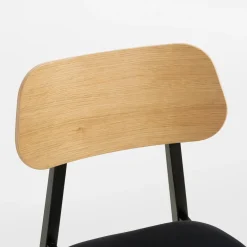 inny Krzesło drewniane czarne SORRENTI