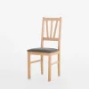 inny Krzesło drewniane popielate LASSES