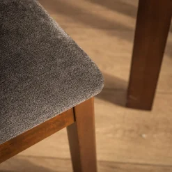 inny Krzesło drewniane szare DAHIA