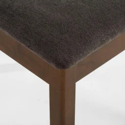 inny Krzesło drewniane szare DAHIA