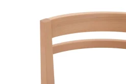 Krzesła|Fameg Krzesło drewniane z szarym siedziskiem ERIN