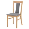 Fameg Krzesło drewniane z tapicerowanym siedziskiem NIKAS