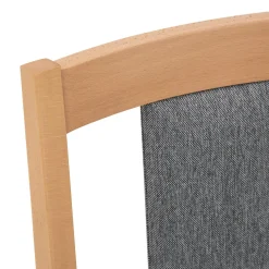 Fameg Krzesło drewniane z tapicerowanym siedziskiem NIKAS