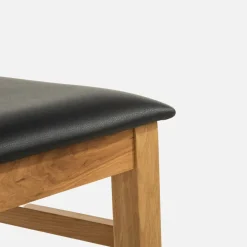 Krzesła|Fameg Krzesło drewniane ze skórą naturalną LEVKE