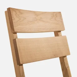 Krzesła|Fameg Krzesło drewniane ze skórą naturalną LEVKE