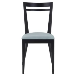 Krzesła|Fameg Krzesło drewniane ze srebrnym siedziskiem ERIN