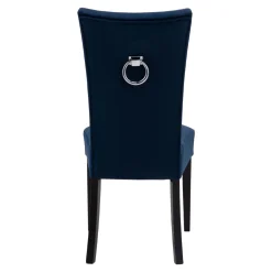 Krzesła| Krzesło granatowe z kołatką VERMONT