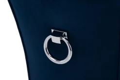 Krzesła| Krzesło granatowe z kołatką VERMONT