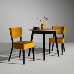 Krzesła|Fameg Krzesło musztardowe RYAN