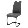 Krzesło na płozie szare ATOLA