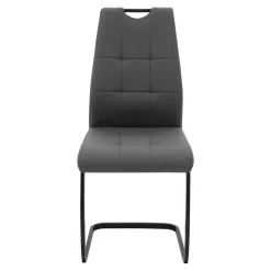 Krzesło na płozie szare ATOLA