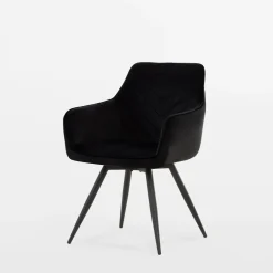 Krzesła| Krzesło obrotowe czarne ATEMO