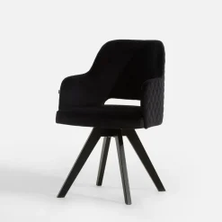 Krzesła|Fameg Krzesło obrotowe czarne MALCO