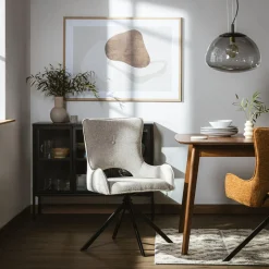 Krzesła|inny Krzesło obrotowe FUIMCHI jasno szare