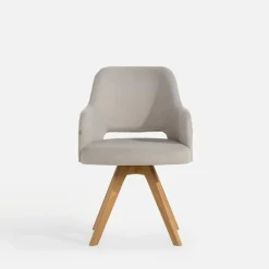 Fameg Krzesło obrotowe jasnoszare MALCO