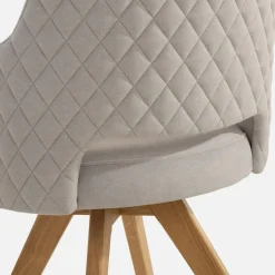 Fameg Krzesło obrotowe jasnoszare MALCO