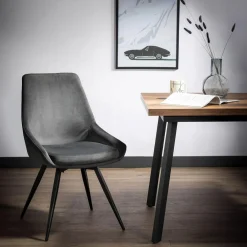 Krzesło obrotowe PANKO szare