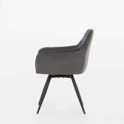 Krzesło obrotowe szare ATEMO