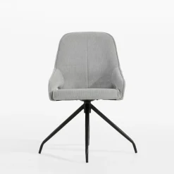 Krzesła|inny Krzesło obrotowe tapicerowane LAZONES szare