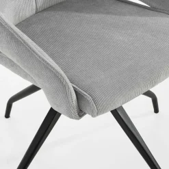 Krzesła|inny Krzesło obrotowe tapicerowane LAZONES szare