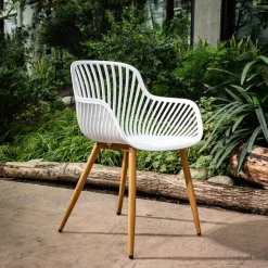 Meble Ogrodowe|Meble Ogrodowe|inny Krzesło ogrodowe białe LIXEL