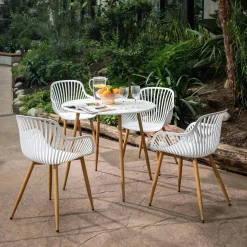 Meble Ogrodowe|Meble Ogrodowe|inny Krzesło ogrodowe białe LIXEL