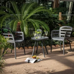 Meble Ogrodowe|Meble Ogrodowe|inny Krzesło ogrodowe HEMISTO ciemnoszare