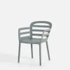 inny Krzesło ogrodowe HEMISTO jasnoszare